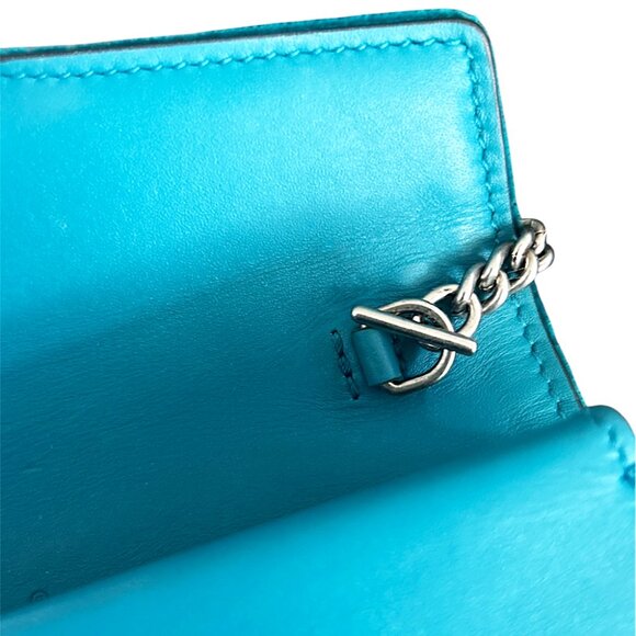 GUCCI Velvet Super Mini Dionysus Shoulder Bag Peacock Blue - Picture 7 of 15